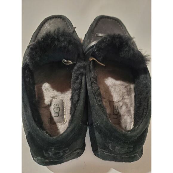 UGG Byron Sheepskin Suede Leather Shearling Moccasin Slipper Loafer Mens Size 7 - Picture 4 of 11